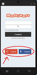mobizen pc login