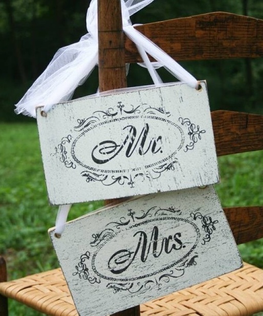 Modern Wedding Signs