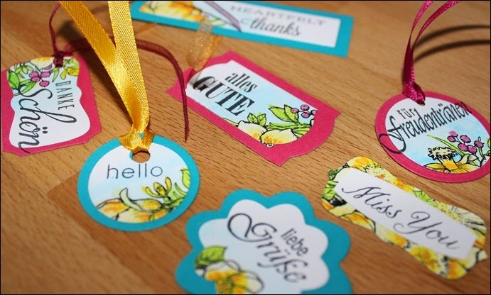 Geschenkanhänger Tags Labels Sizzix Big Shot Frühling Ostern 2 Geschenkanhänger Tags Labels Sizzix Big Shot Frühling Ostern 2