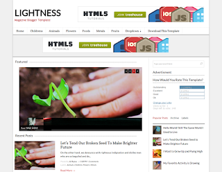 Lightness Blogger Template