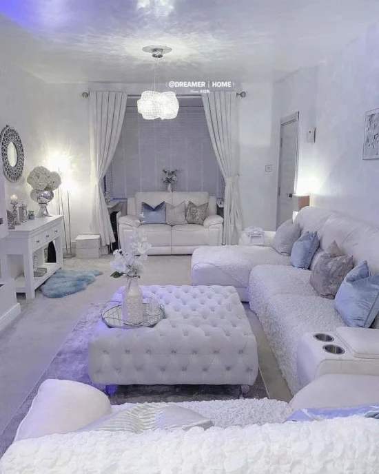 desain interior rumah nuansa putih mutiara