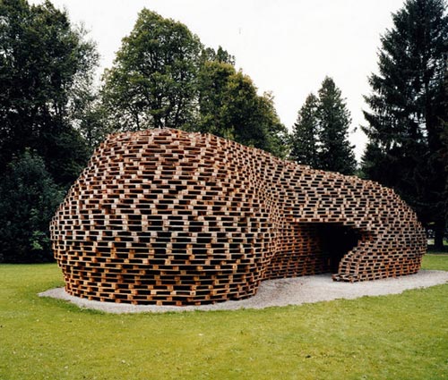 House Made From Wood Pallets