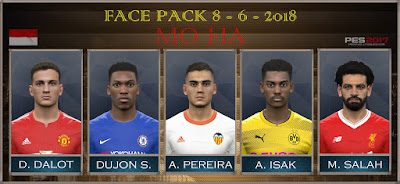 PES 2017 Facepack 8-6-2018 by Mo Ha