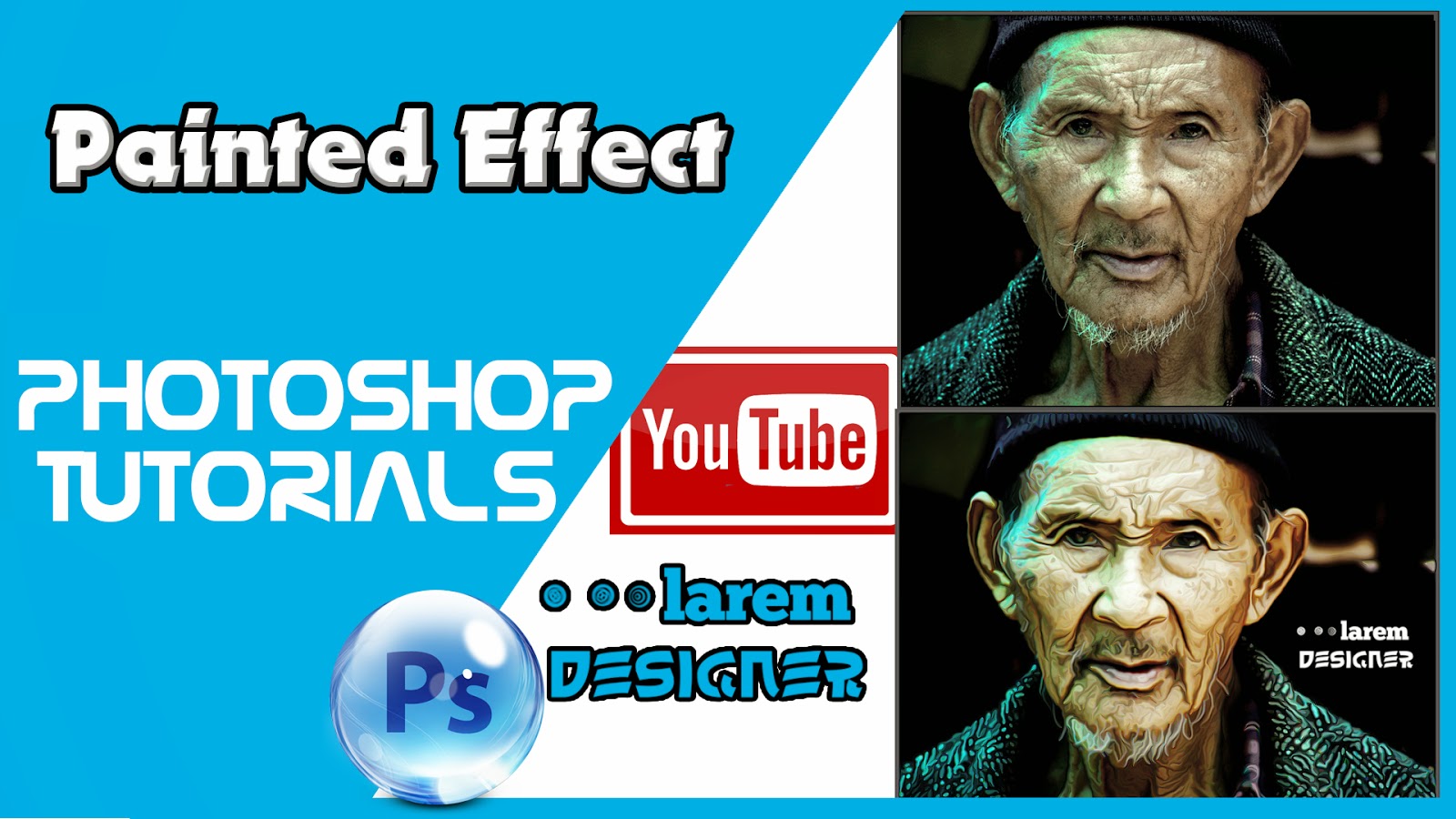 Painted Effect in Photoshop , Photoshop Tutorials