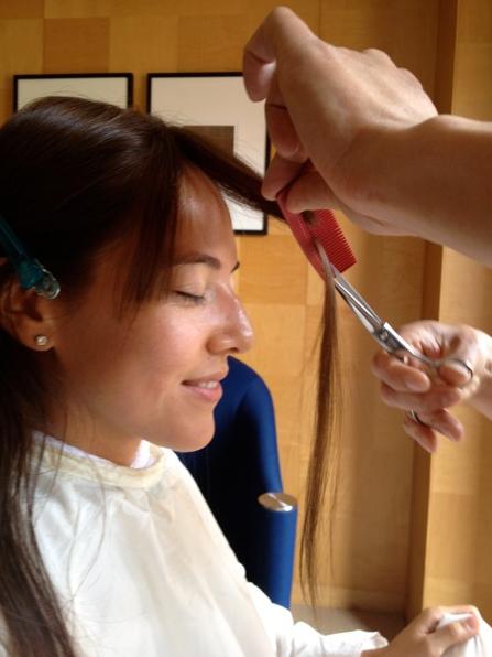 Jessica Michibata hairstyle