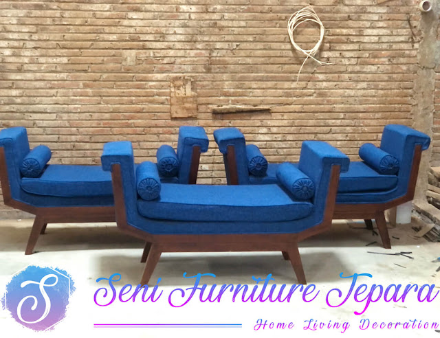 Sofa Santai Minimalis Model Stoool Kamar Tidur Jepara SF-0193