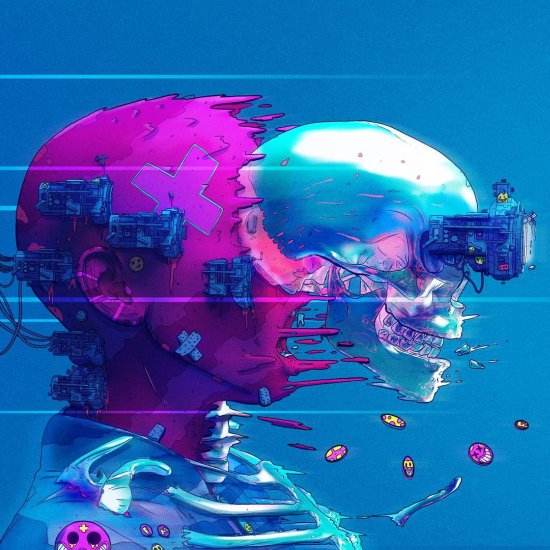 Nick Sullo xsullo instagram arte ilustrações cyberpunk surreais coloridas psicodélicas