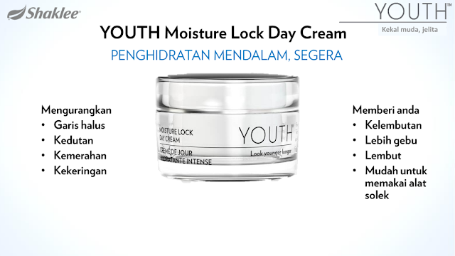 Fungsi Youth Moisture Lock Day Cream