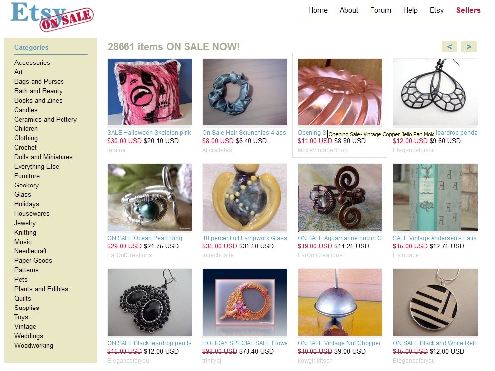 Etsy On Sale reviews