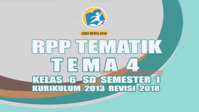 RPP Kelas 6 SD Kurikulum 2013 Revisi 2018