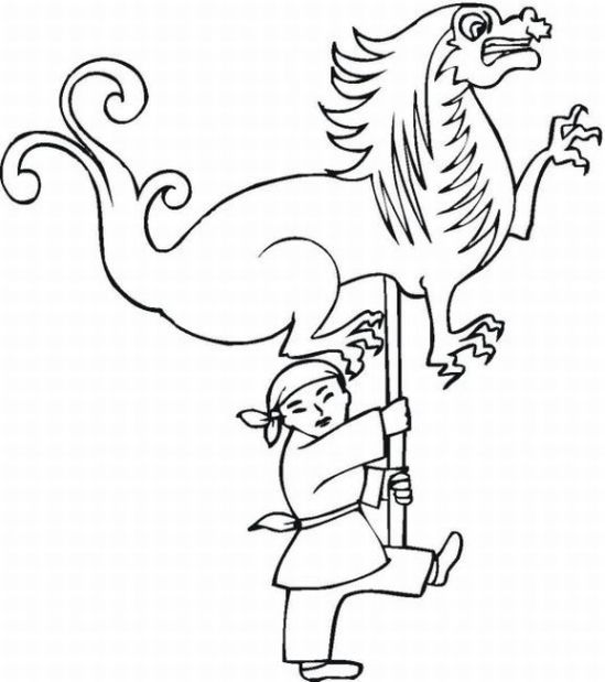 Chinese New Year Coloring Page