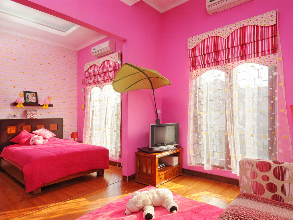 21 Desain Kamar  Tidur  Wallpaper  Pink Pictures SiPeti