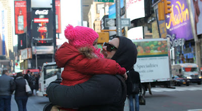 Florencia Otero y Germán “Tripa” Tripel ya están Nueva York. @flootero @tripa_german