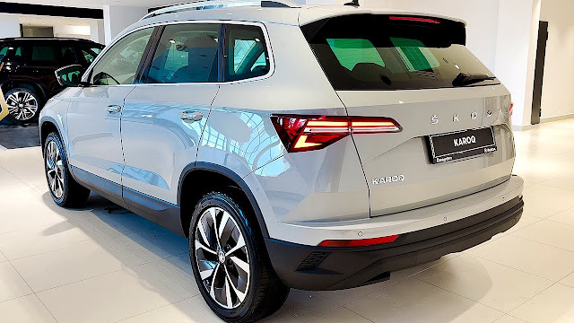 New Skoda Karoq 2023 how many horsepower and how much is the price and interior and exterior details.