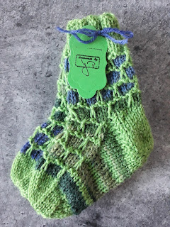 selbst gestrickte Socken