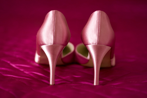 Hot Pink Wedding Shoes