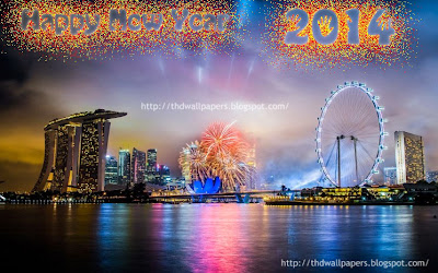 Happy New Year 2014 Fireworks Wallpapers