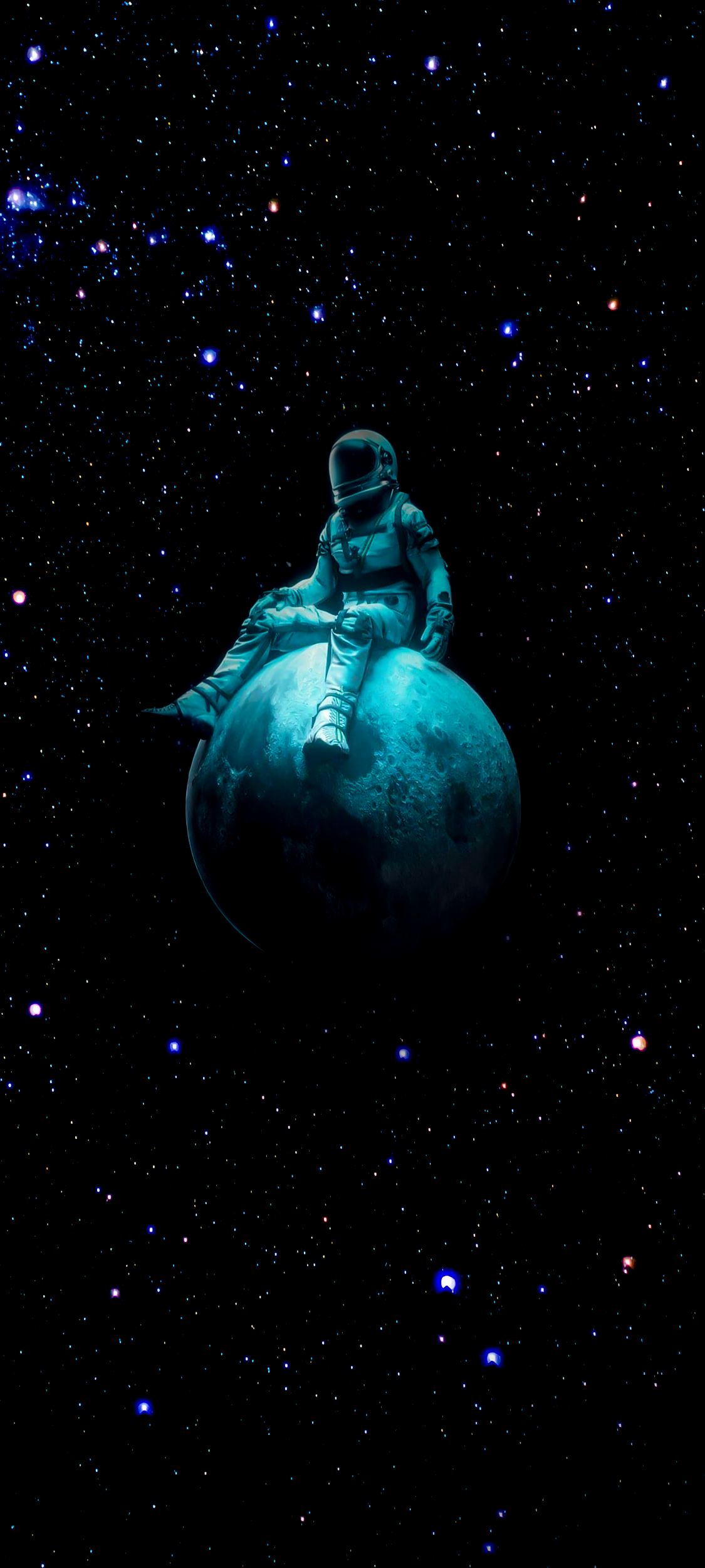 OLED WALLPAPER IPHONE ASTRONAUT
