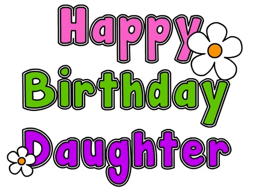 happy birthday greeting card for daughter
