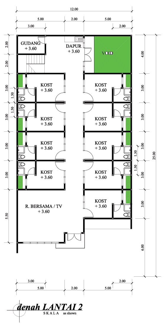 NEW DENAH  RUMAH 2  LANTAI  10X20