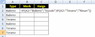 fungsi if excel