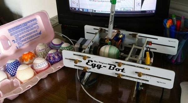 oeufs de pâques avec raspberry pi