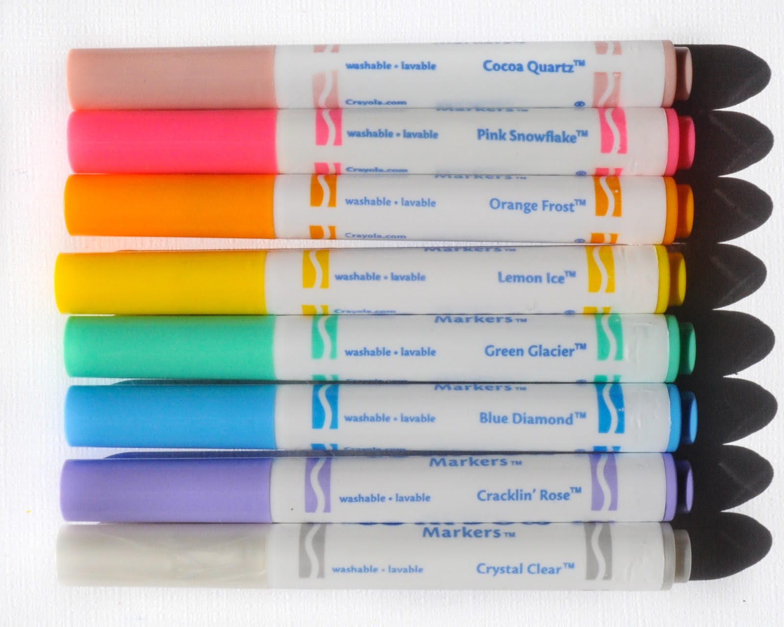 Download 8 Count Crayola Crystal Effects Window Markers | Jenny's Crayon Collection