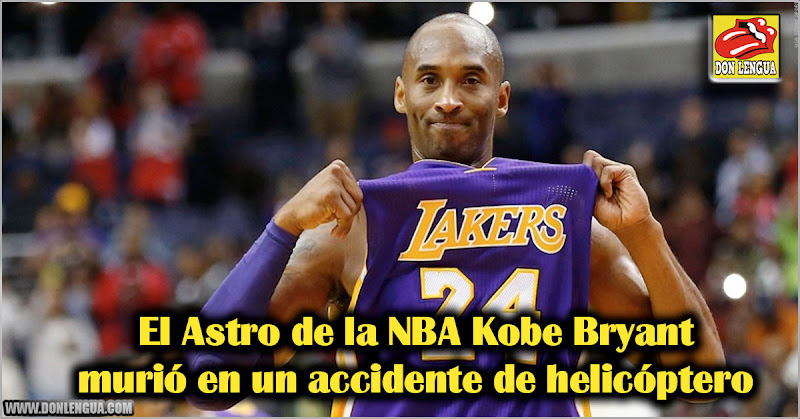 El Astro de la NBA Kobe Bryant murió en un accidente de helicóptero