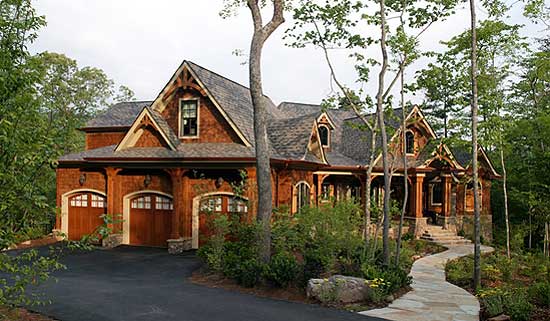  Luxury  House  Stunning Rustic Craftsman  Home  Plan  House  