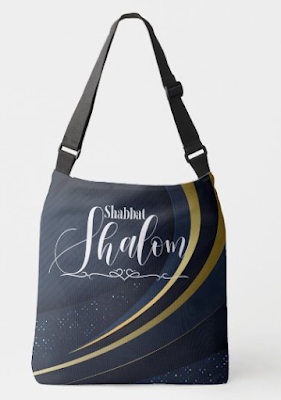 Shabbat Shalom Women's Bags - Cute Tote Bags - Jewish Gifts For Her
