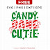Candy Cane Cutie SVG FREE- Christmas PNG