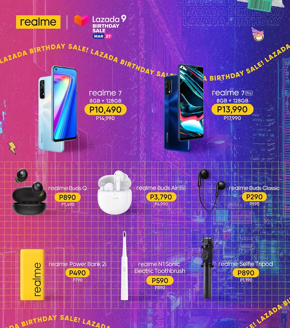 realme Lazada Birthday Deals