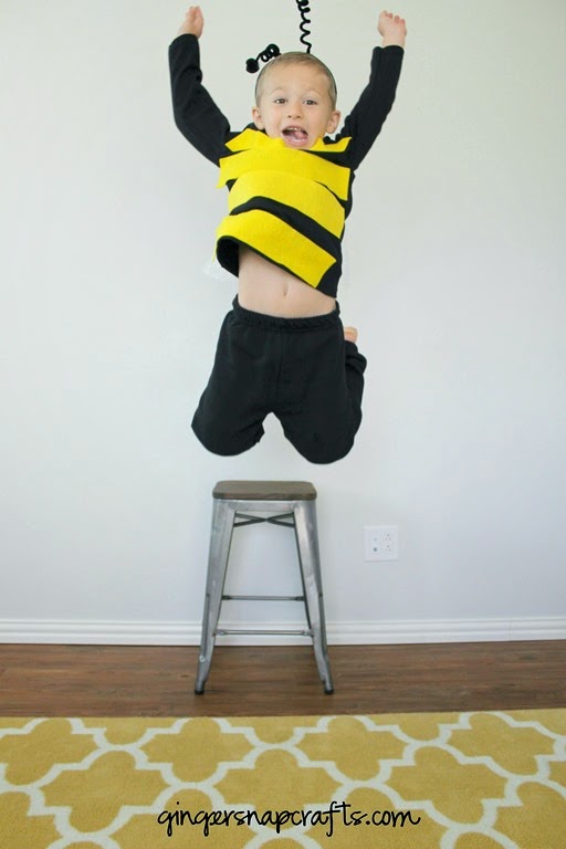 make a bee costume