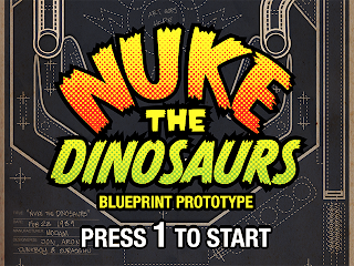 Nuke the Dinosaurs: screen z gry