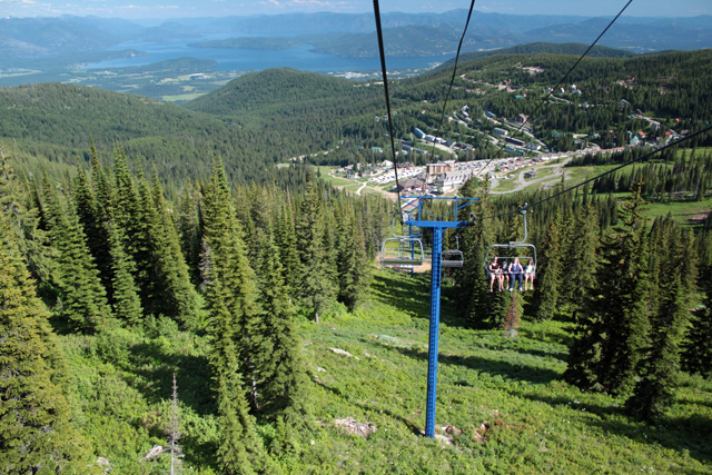 Schweitzer Summer Celebration chairlift rides