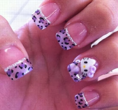 Nail Art Cute Hello Kitty