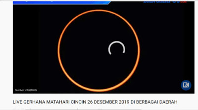 Gerhana Matahari Cincin Indonesia 2019