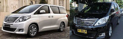 Toyota Alphard menjadi Taksi