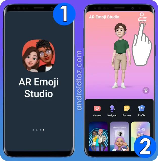 Turn Yourself into an AR Emoji using AR Emoji Studio (1)