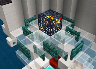 Lava basket under the Spawner