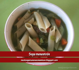 Sopa menestrón