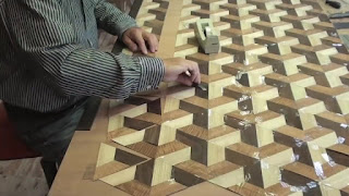 Woodworking Veneer inlay