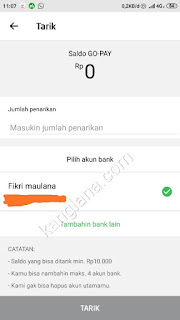  Cara transfer saldo gopay driver ke rekening pribadi