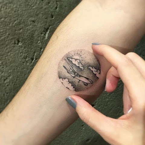 Dainty Miniature Tattoos Of Sceneries By Eva Krbdk