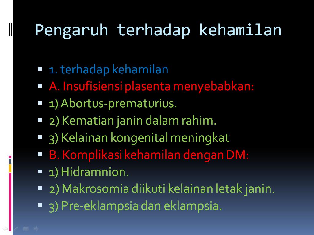 Power point KU: Kehamilan dengan Diabetus Mellitus