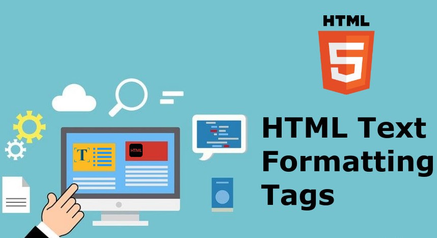 Text formatting tags in HTML