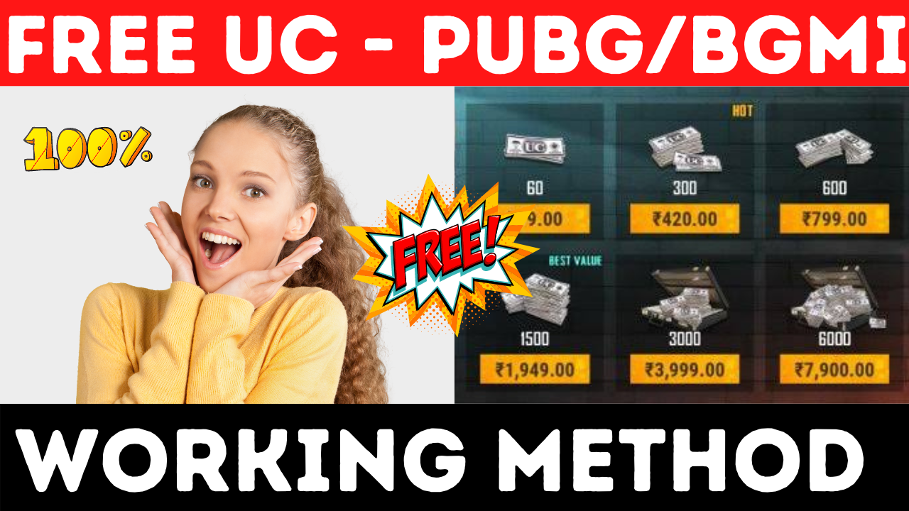 how to get free uc in bgmi