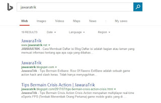 Cara Agar Website/Blog Terindex  Bing Webmaster Tool