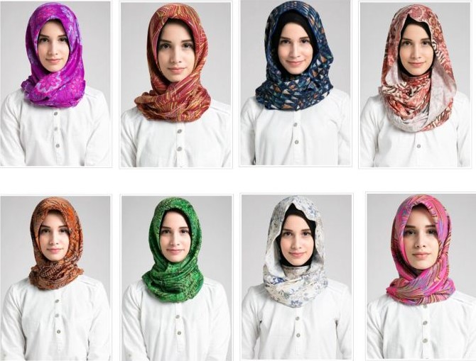 10 Model Hijab Kantoran Simpel dan Praktis 2017