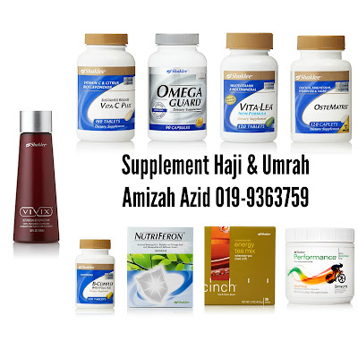 vitamin haji dan umrah untuk kekal sihat dan bertenaga